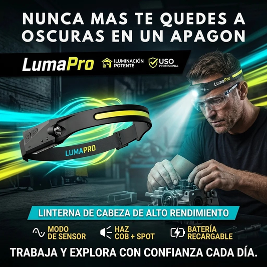 LumaPro™ - Linterna minera recargable