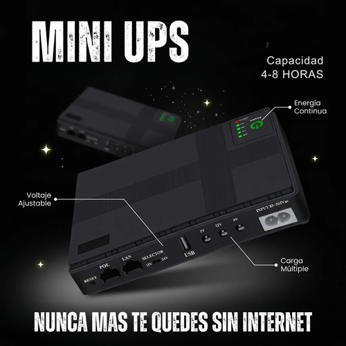 Mini ups - Bateria de respaldo para router